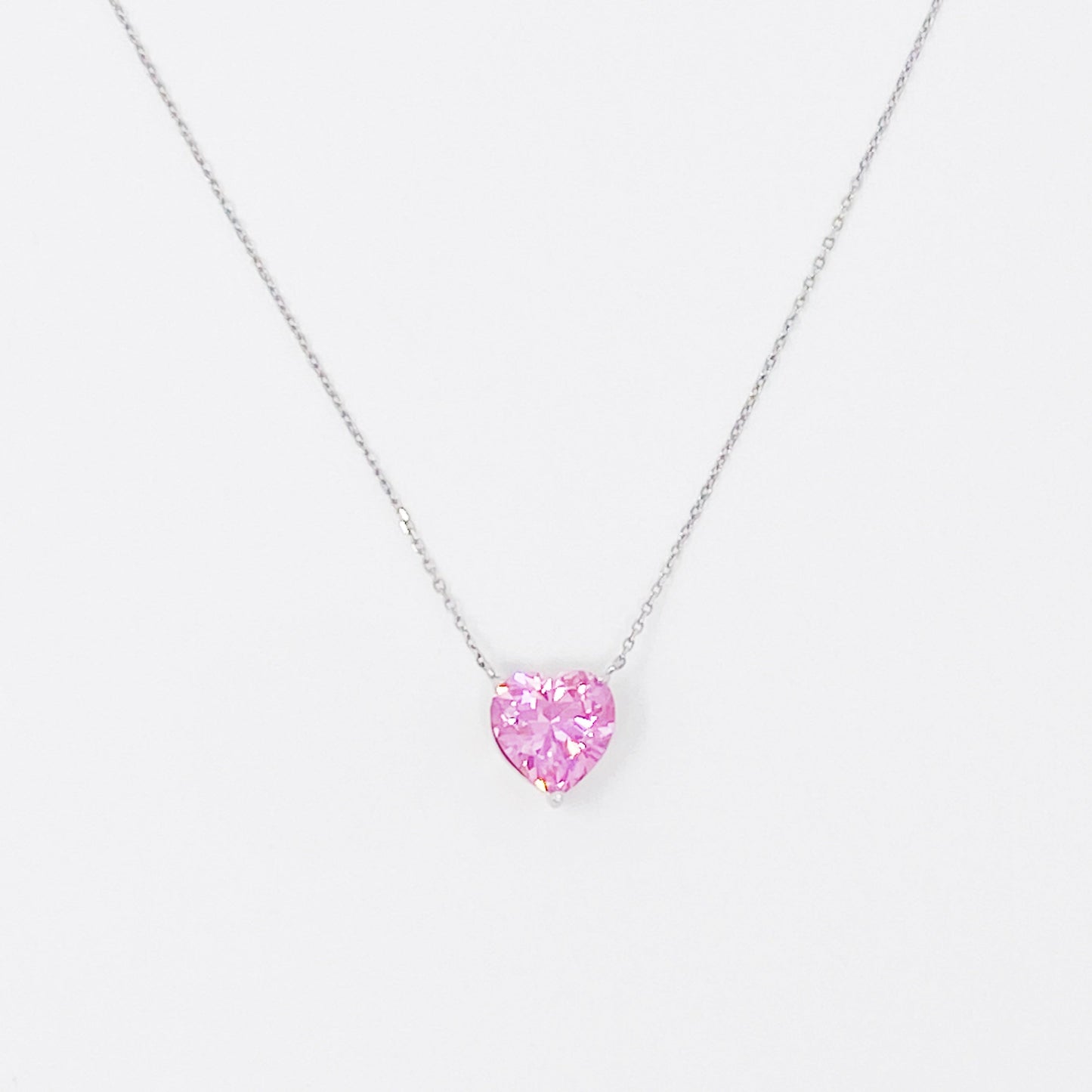Absolute Beauty Sterling Silver Heart Necklace