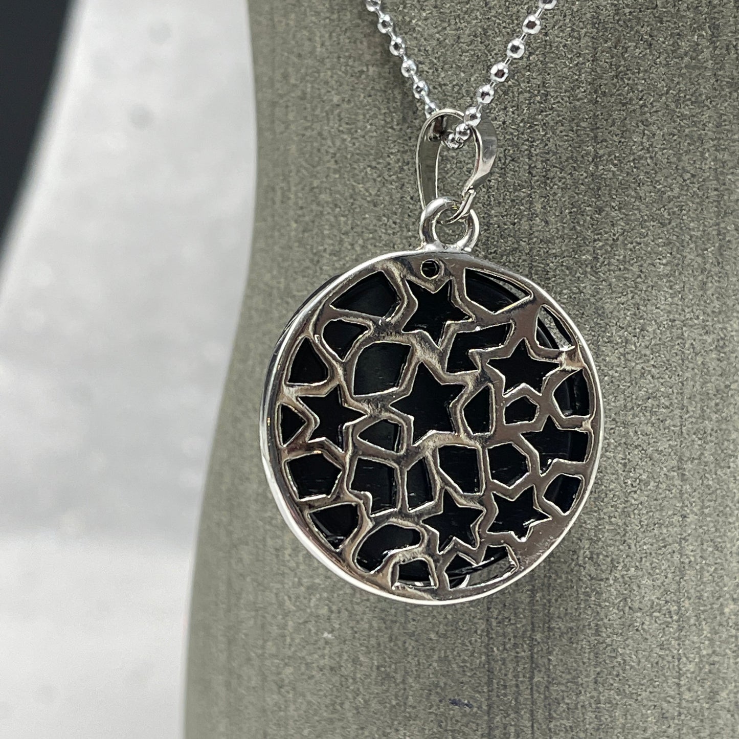 Luna Cat Gemstone Pendant Necklace