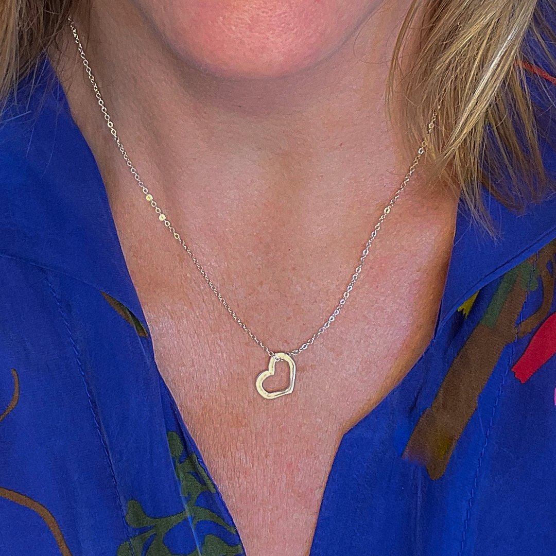 Lucinda Heart Necklace - Single or Double