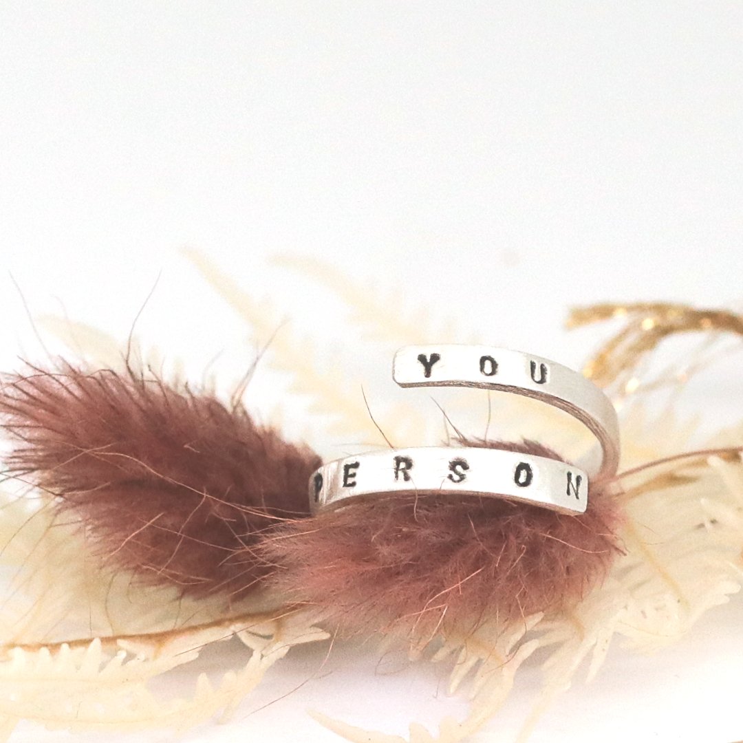 "You are my person" Wrap Ring