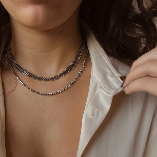 Ara Chain Necklace - Silver