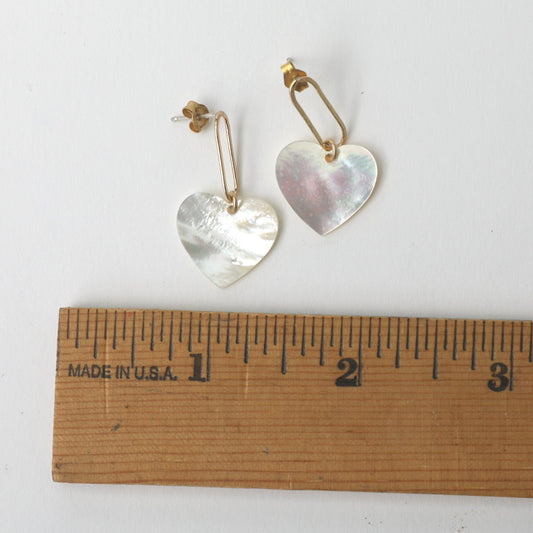 Indra Heart Link Earring