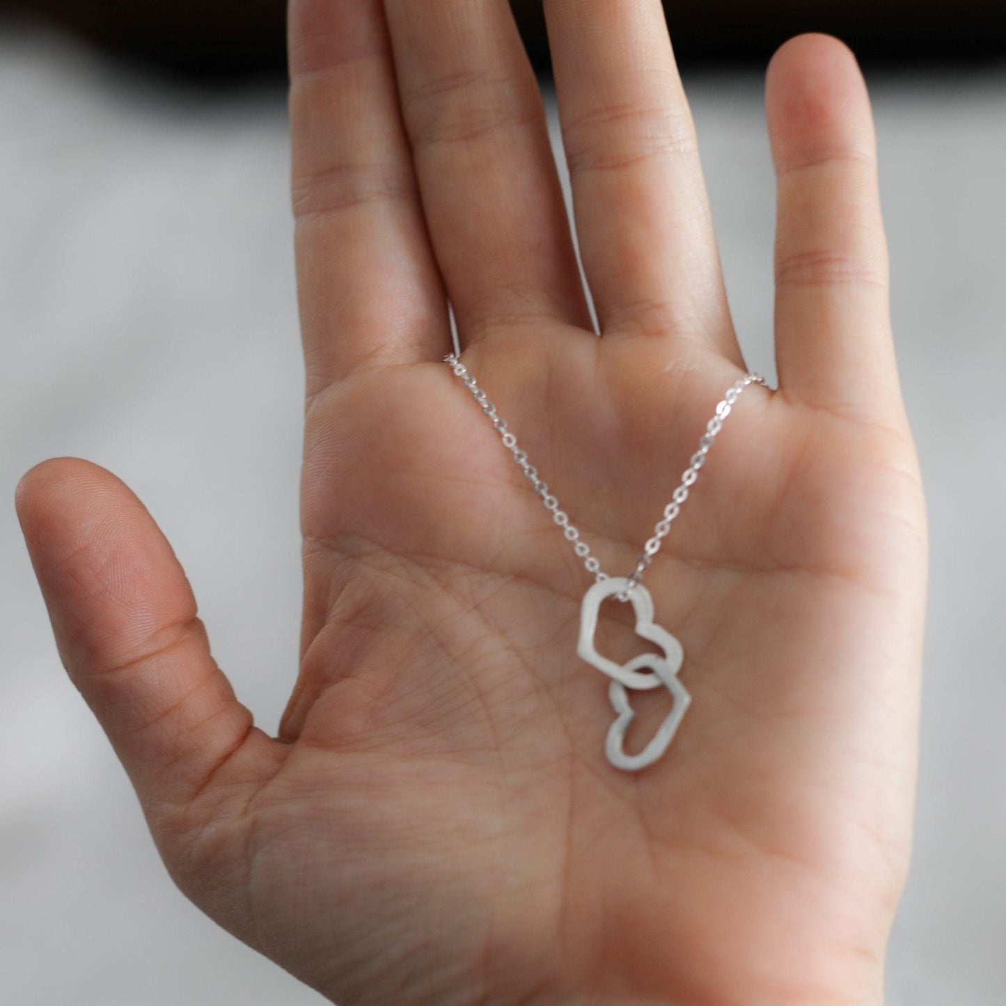 Lucinda Heart Necklace - Single or Double